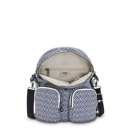 Kipling Firefly Up Printed Convertible Ryggsäck Grå | SE 1633EB